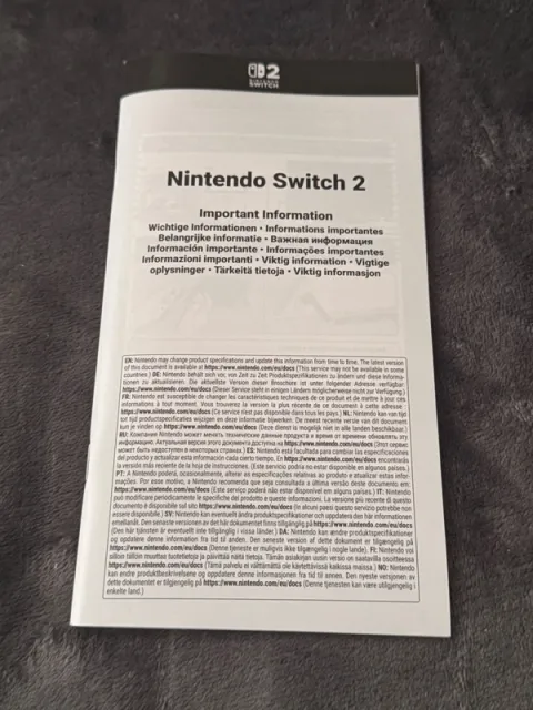Nintendo Switch 2 leírás